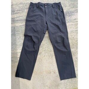 CQR Pants Mens Size 36/32 Gray Lightweight Chino Workwear Casual Golf Business